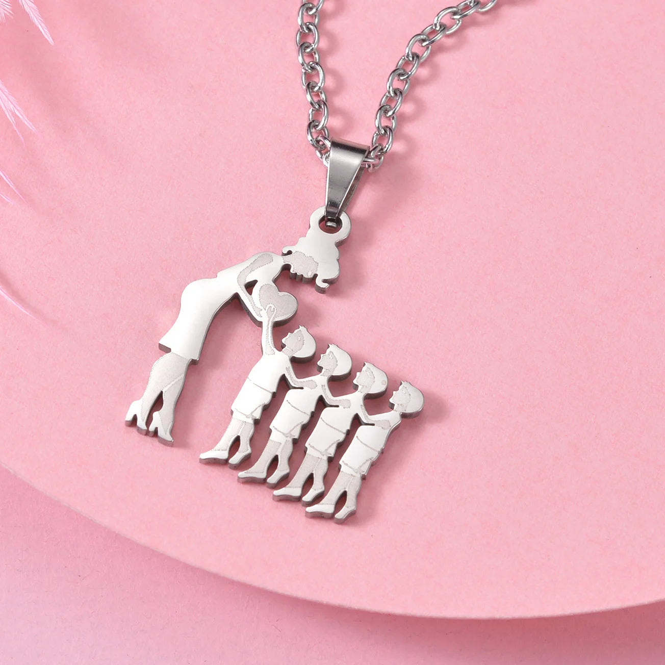 Personalized Mama & Kids Family Necklace
