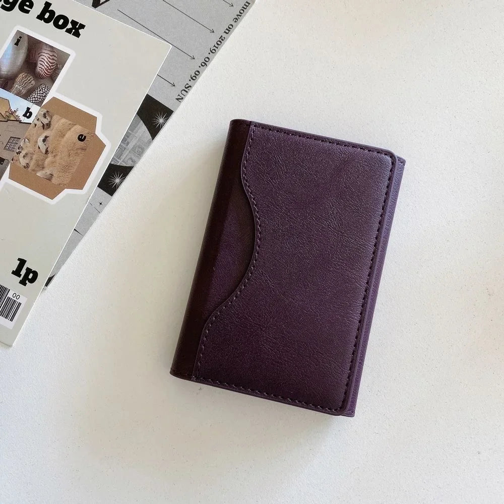 Magnetic Folding Phone Wallet & Stand — PU Leather