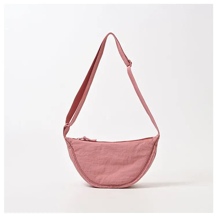 Nylon Hobos Women's Shoulder Dumpling Bag Large Capacity Travel Crossbody Half Moon Bags Outdoor Phone Pouch Handbags Wholesale