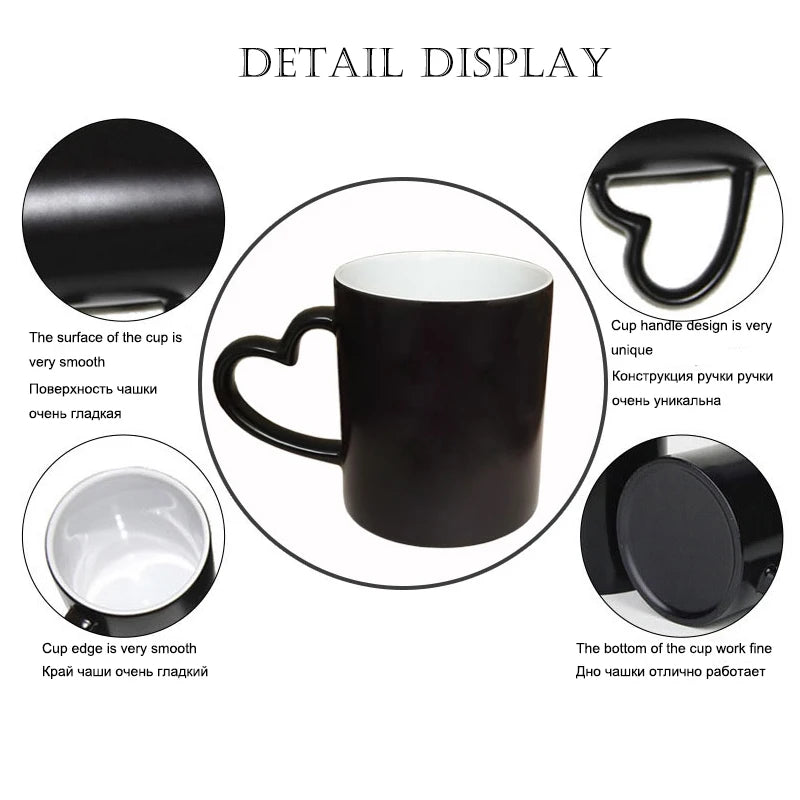 Personalized Magic Color-Changing Mug — Custom Photo, Logo & Text