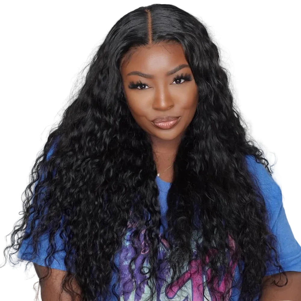 13x4 Bye Bye Slip Lace Frontal Wet & Wavy 2-in-1 Glueless Human Hair Wig