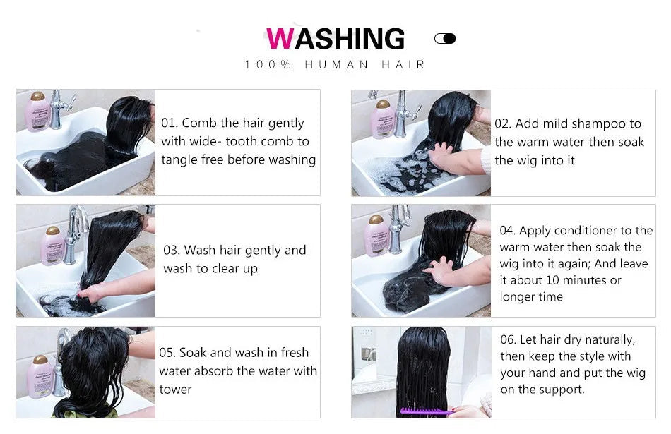 13x4 Bye Bye Slip Lace Frontal Wet & Wavy 2-in-1 Glueless Human Hair Wig