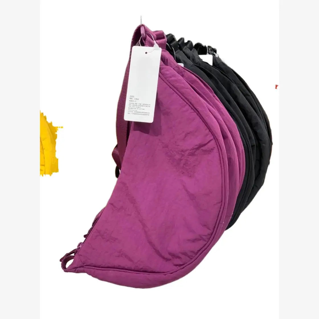 Japanese Style Dumpling Shape Adjustable Lightweight Single Shoulder Bag Underarm Bag Casual Simple Style Unisex Bag