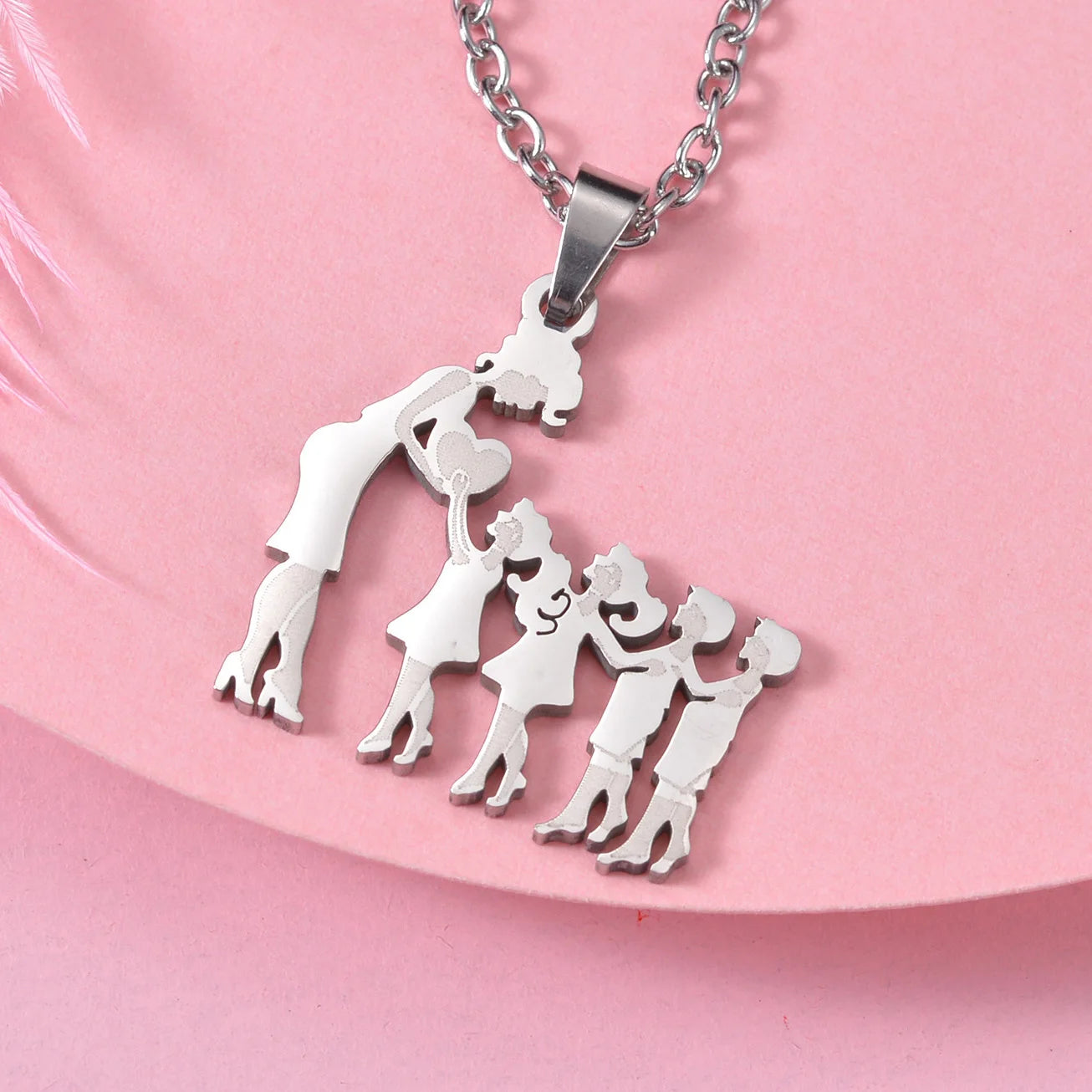 Personalized Mama & Kids Family Necklace