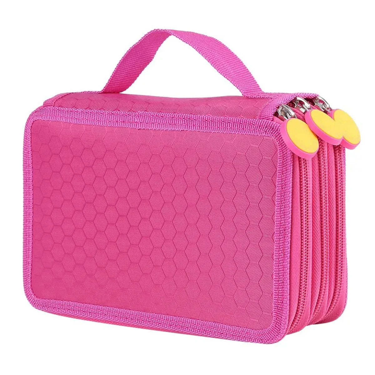 72 Holes Four Layers Pencil Case — Large Capacity Kawaii Pen Storage Bag
