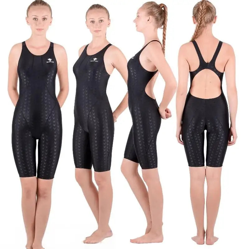 Women's Professional Training One-Piece Swimsuit — Quick Dry Racerback