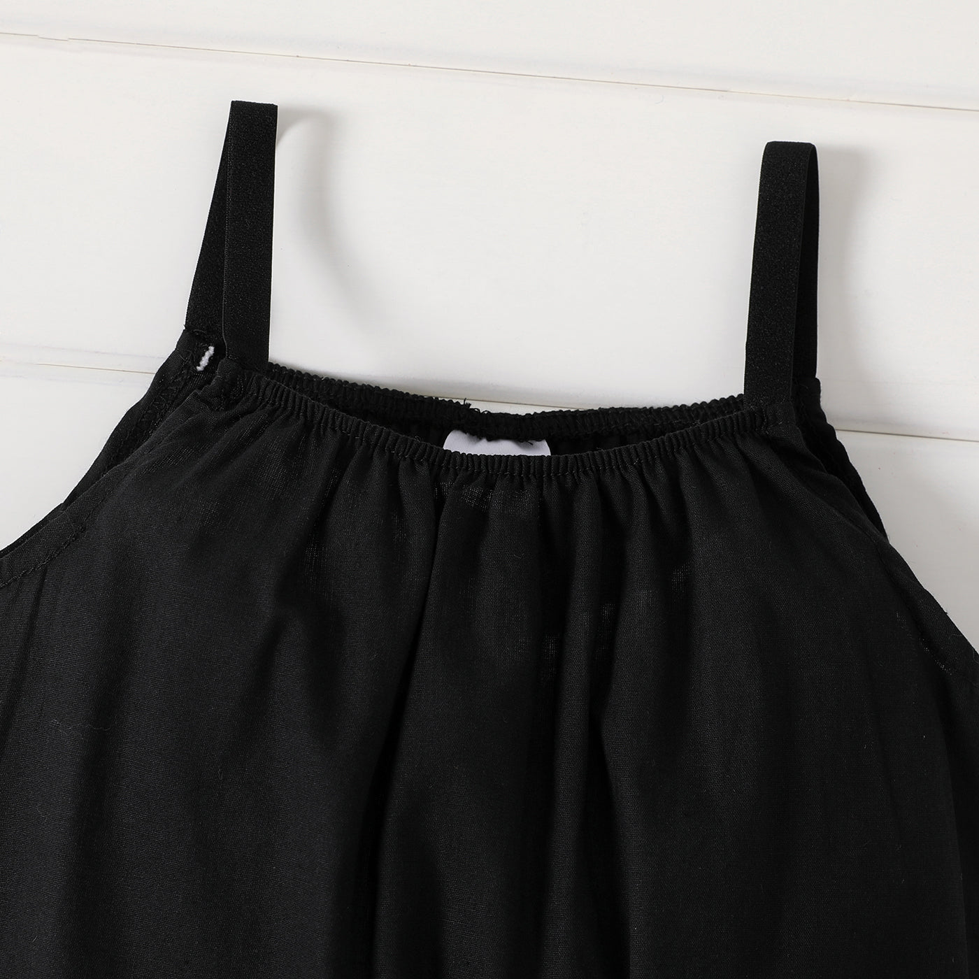 Baby Girl Cotton Sleeveless Harem Overalls — Soft & Breathable