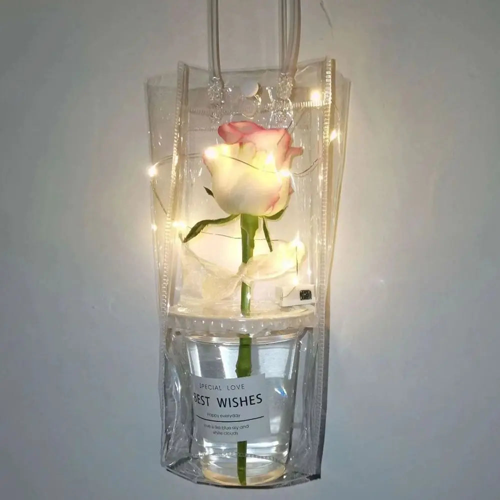 Clear PVC Candy Handbag — Transparent Jelly Tote Bag