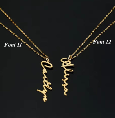Collar Personalizado de Acero Inoxidable con Nombre