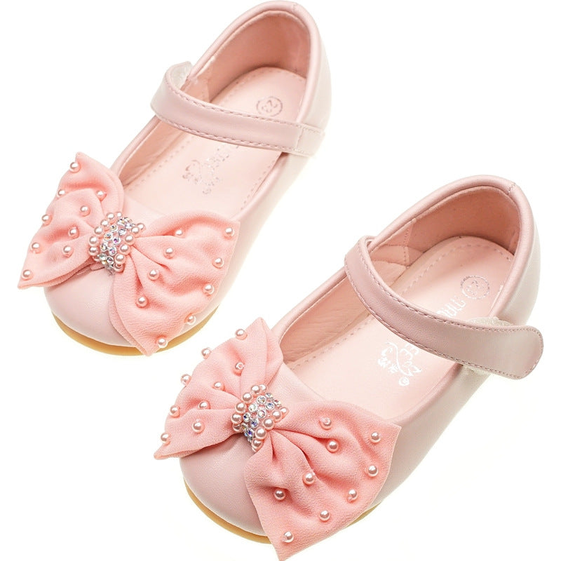 Princess Bow New Girls' Banquet Dress Flower Girl Shoes