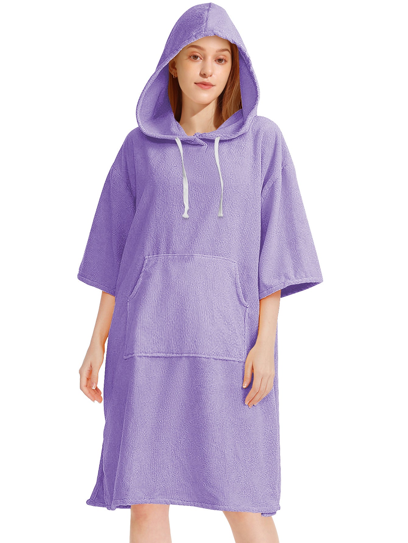 Thickened Microfiber Hooded Hooded Bath Towel Quick-drying Cloak
