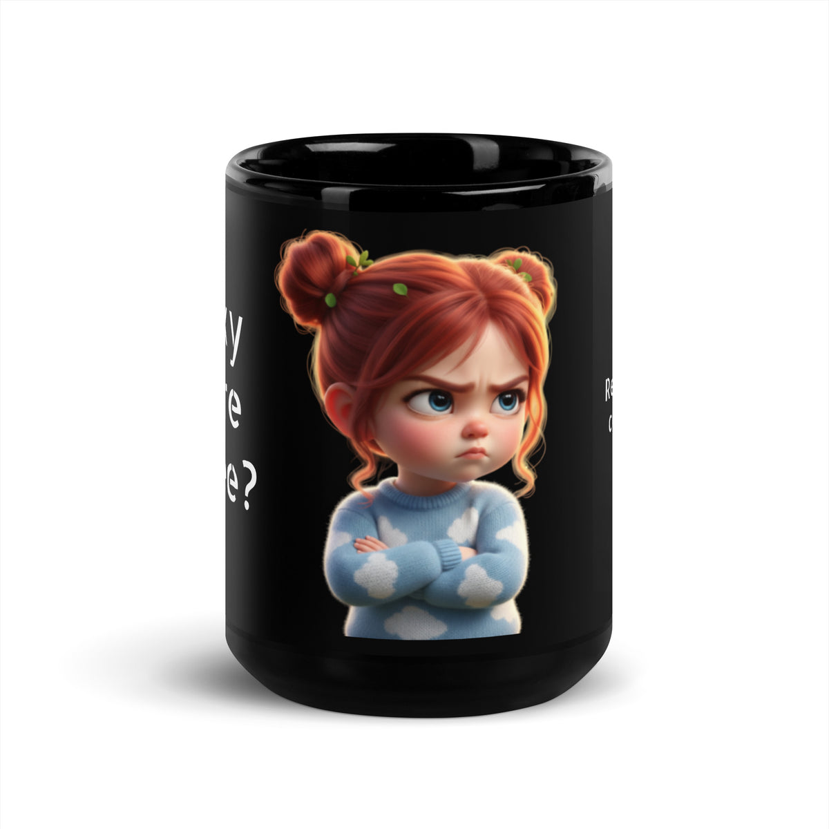 Grumpy Chibi Faces Product mockup