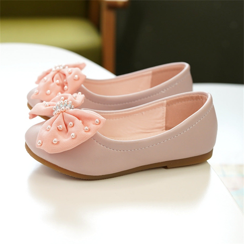 Princess Bow New Girls' Banquet Dress Flower Girl Shoes