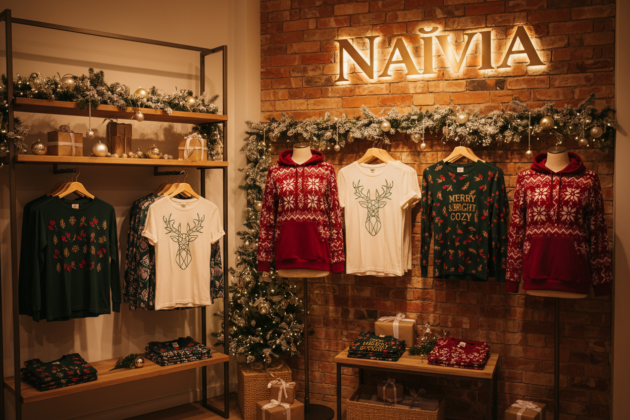 Christmas T-shirts and Hoodies Collection - Naïvia