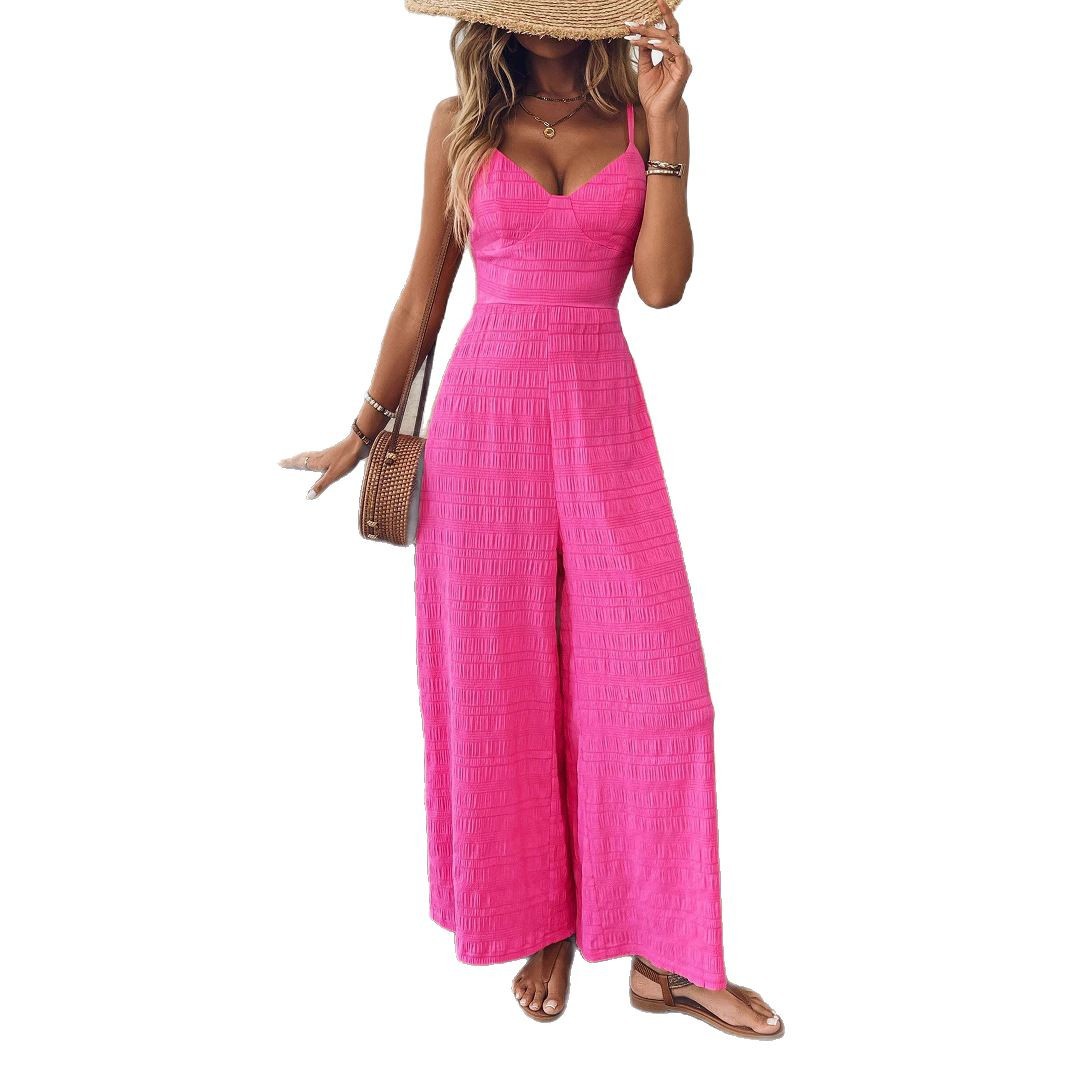 Mono informal holgado de manga corta para mujer