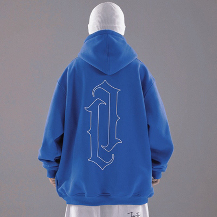 American Style Functional Hoodie Men's Loose Long Sleeves