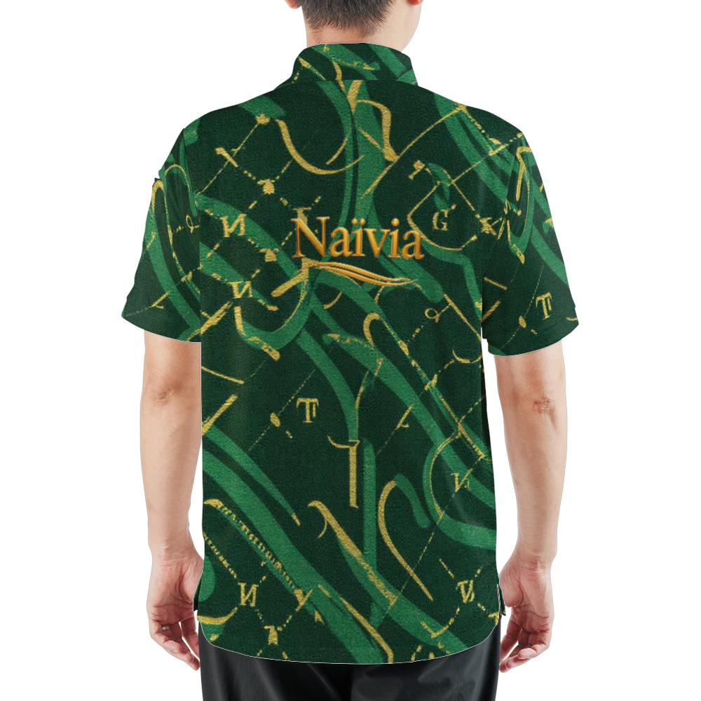 All-over Print Tactical Polo Shirt - Naïvia