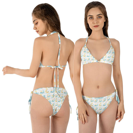 All-over Print String Bikini