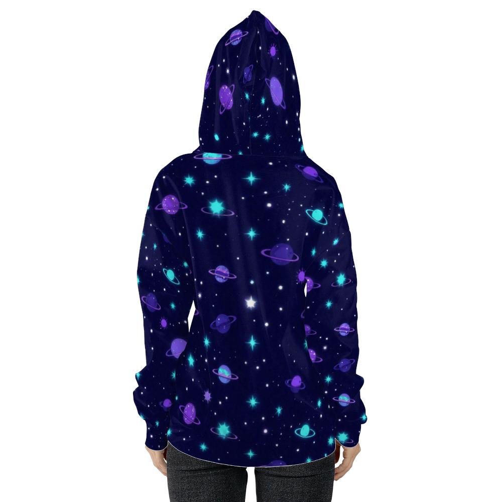 All-over Print Gaiter Hoodie (Lightweight)