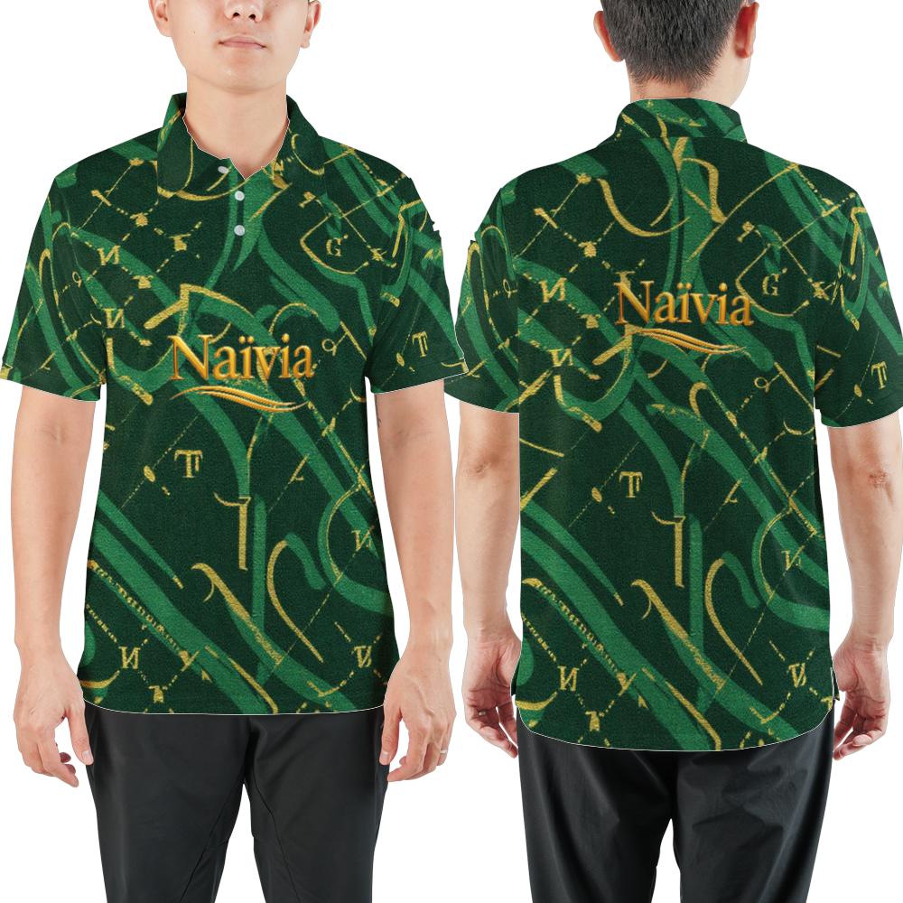 All-over Print Tactical Polo Shirt - Naïvia