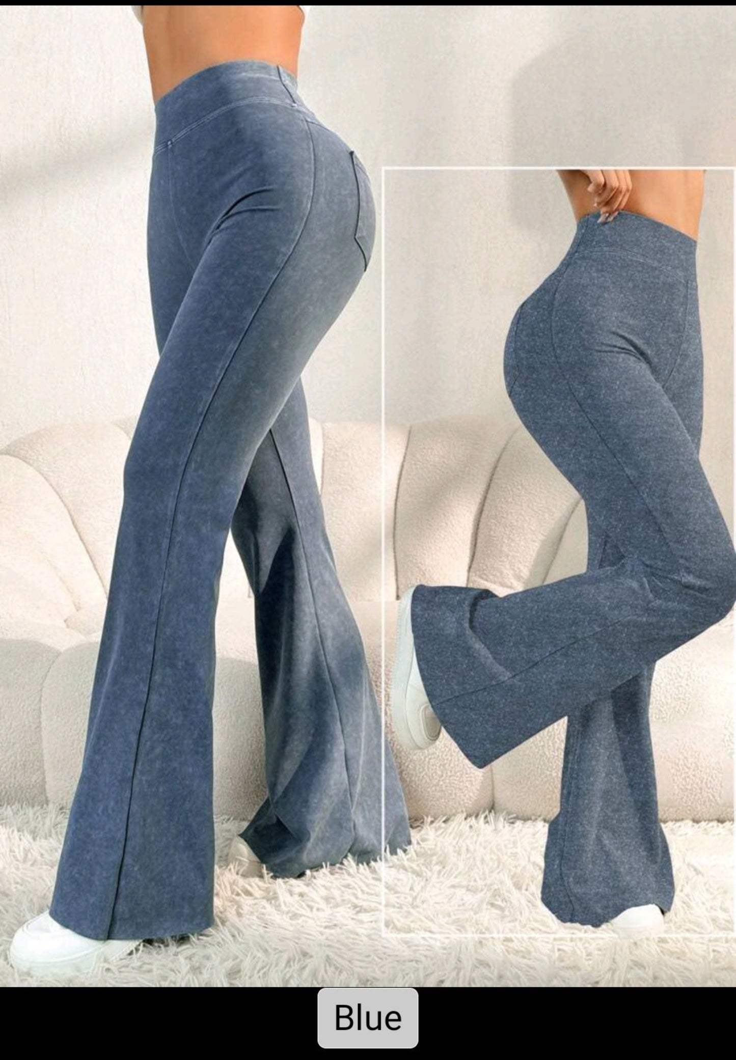 Women's High Waist Butt Lift Flare Pants
