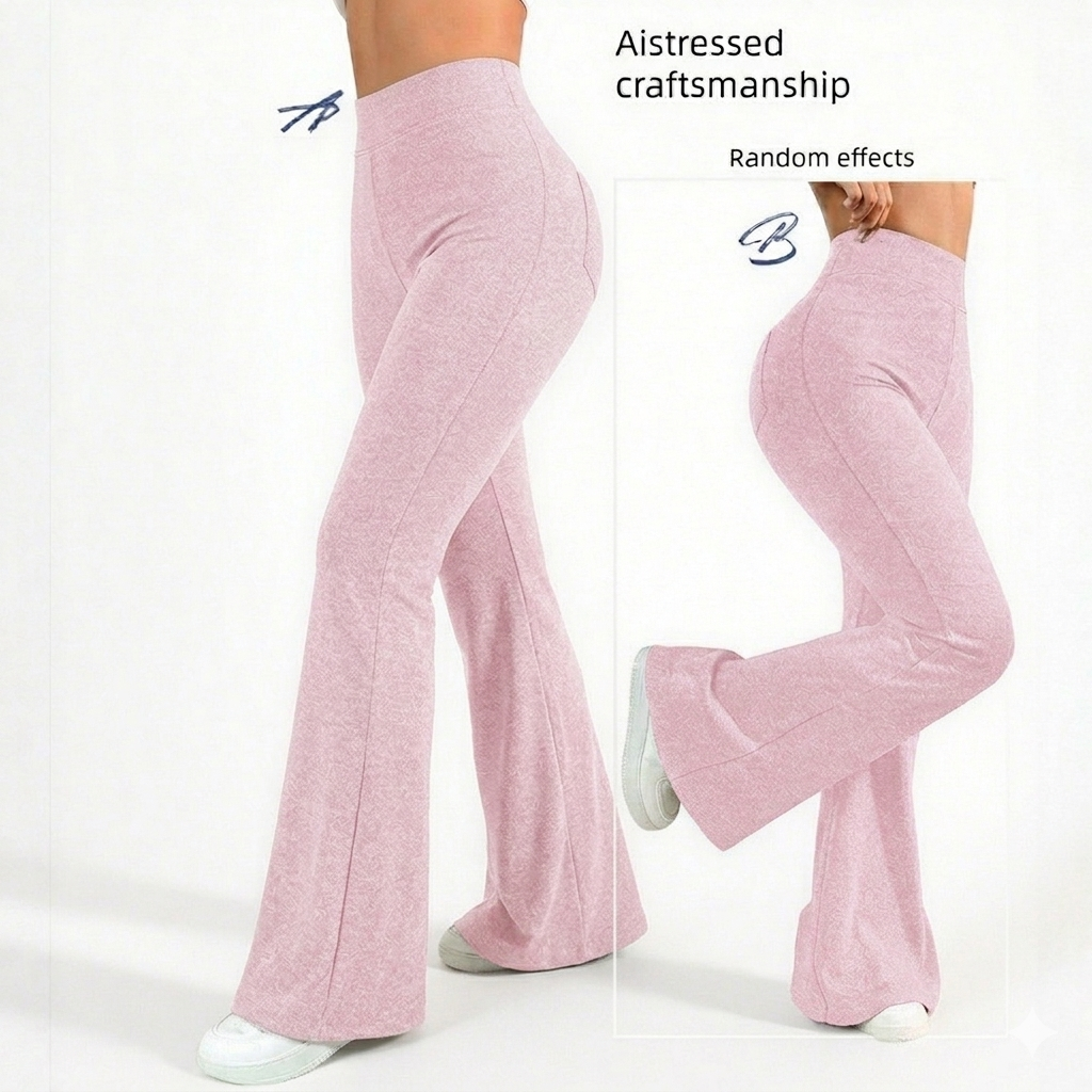 Women's High Waist Butt Lift Flare Pants