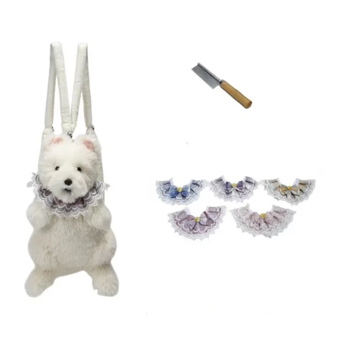 Cute Simulation Ragdoll Cat Backpack — Plush Soothing Doll