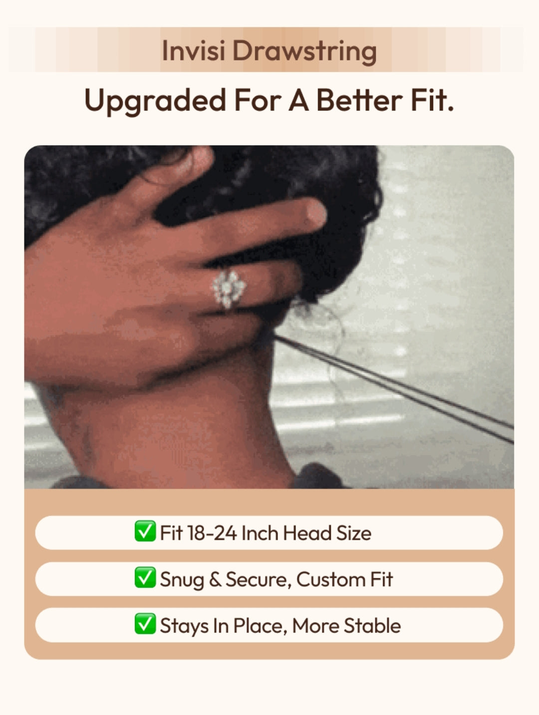13x4 Bye Bye Slip Lace Frontal Wet & Wavy 2-in-1 Glueless Human Hair Wig