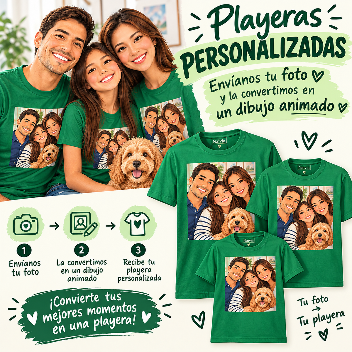 Personalized Unisex T-Shirt – Custom Photo, Name or Text Tee