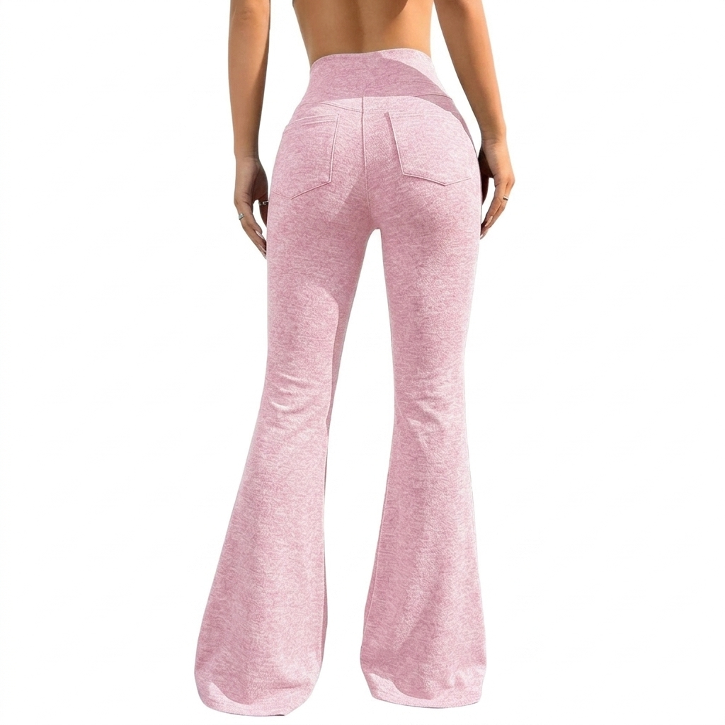 Women's High Waist Butt Lift Flare Pants