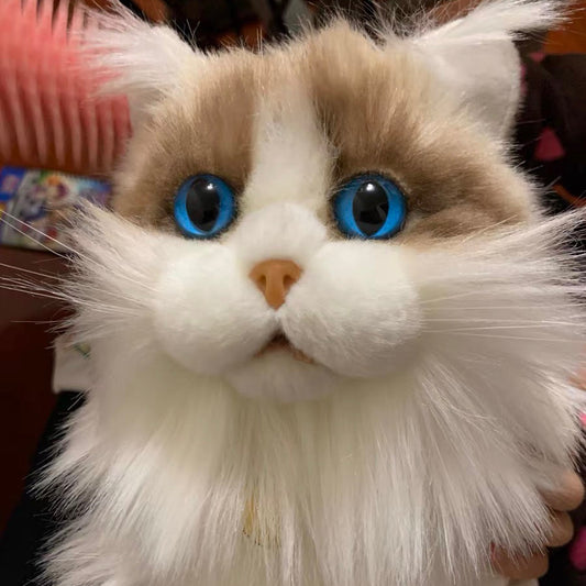 Simulation Kitten Plush Doll — Lifelike Soft Cat Toy for Kids & Cat Lovers