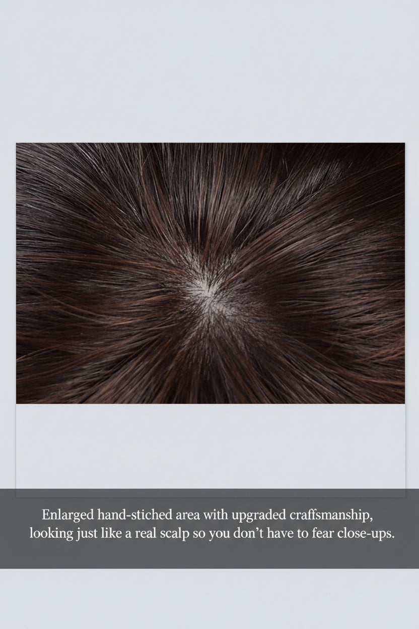 Short Natural Look Human Hair Wig | Breathable Lace | Glueless