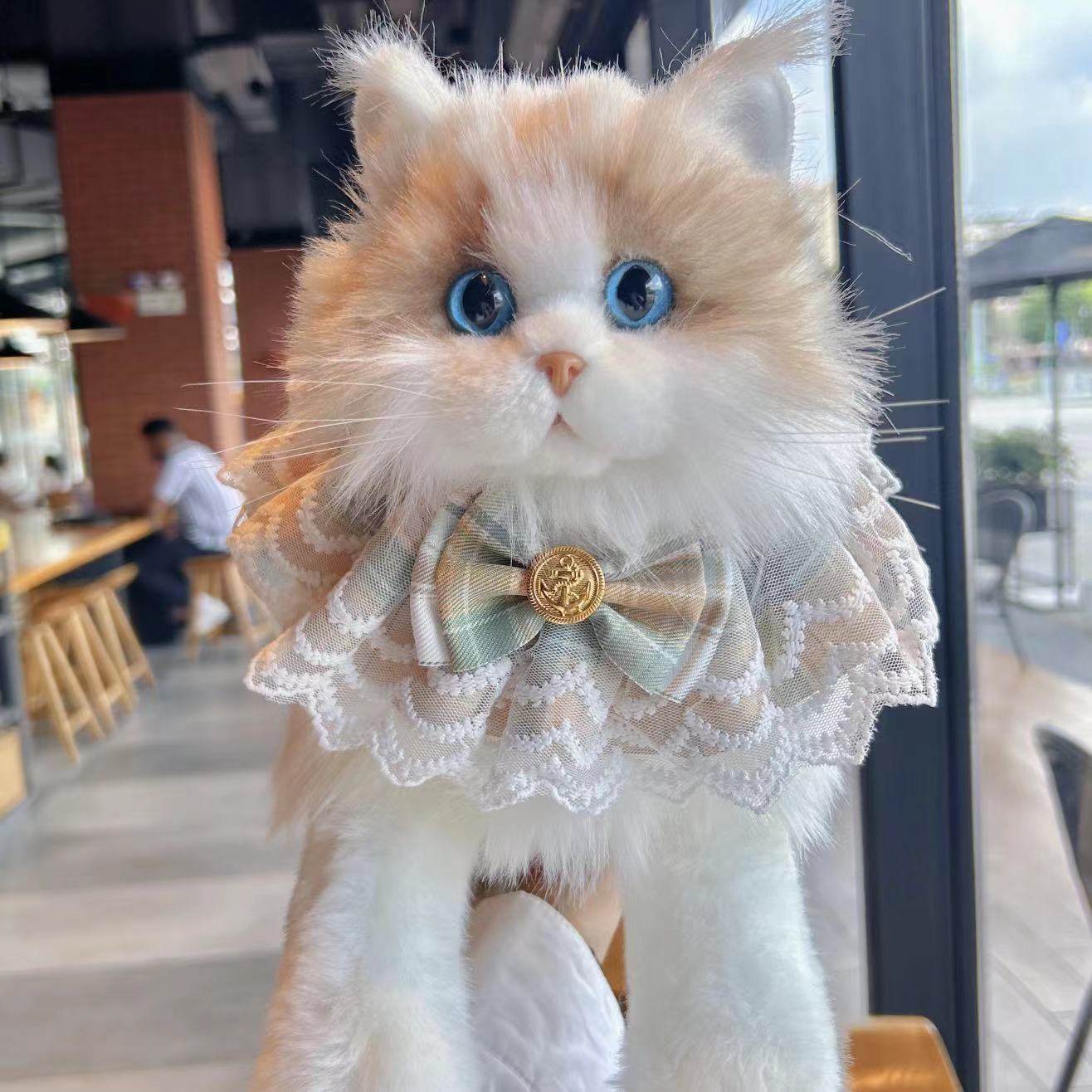 Simulation Kitten Plush Doll — Lifelike Soft Cat Toy for Kids & Cat Lovers