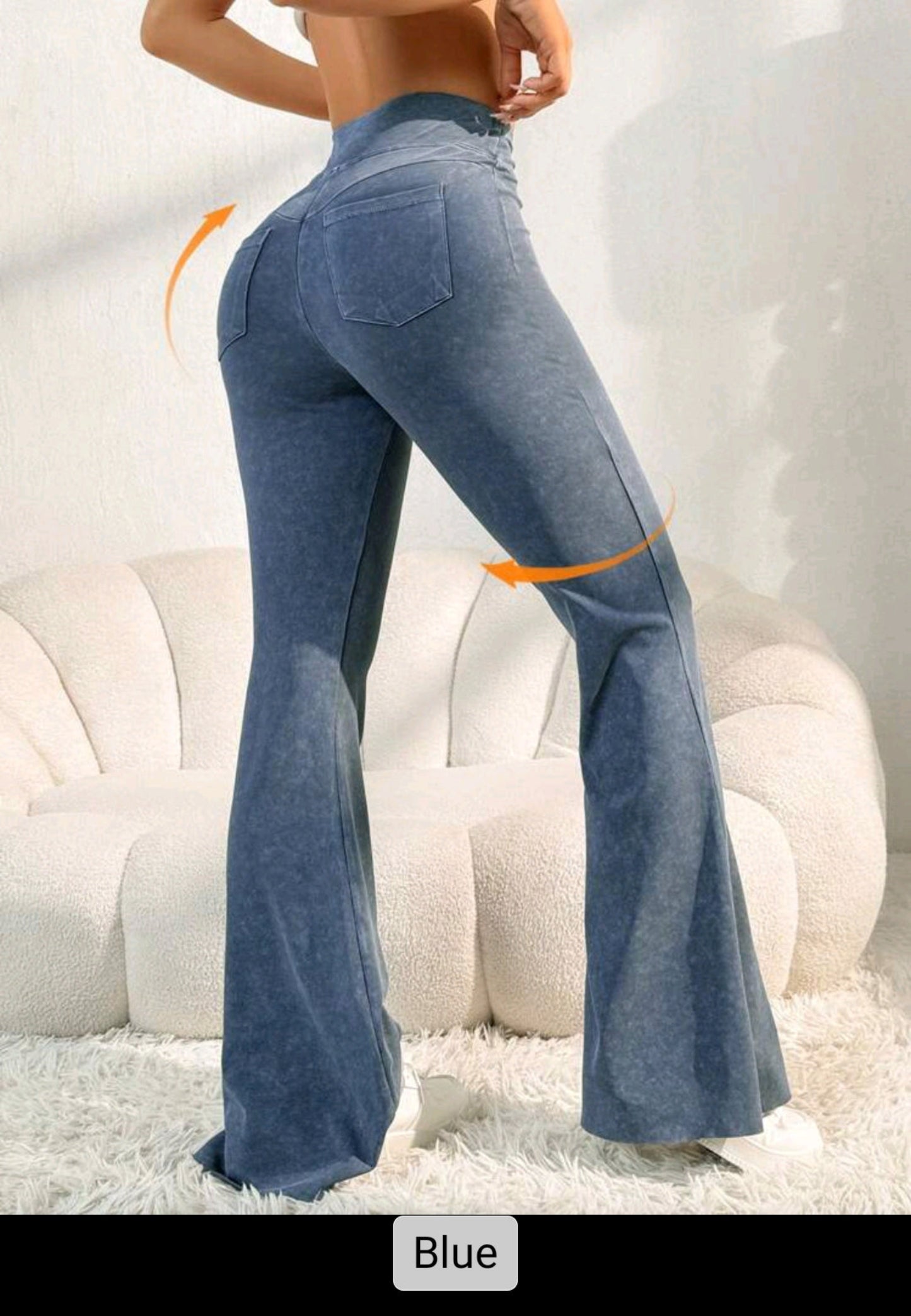 Women's High Waist Butt Lift Flare Pants