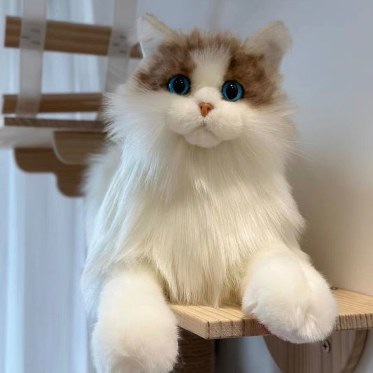Simulation Kitten Plush Doll — Lifelike Soft Cat Toy for Kids & Cat Lovers