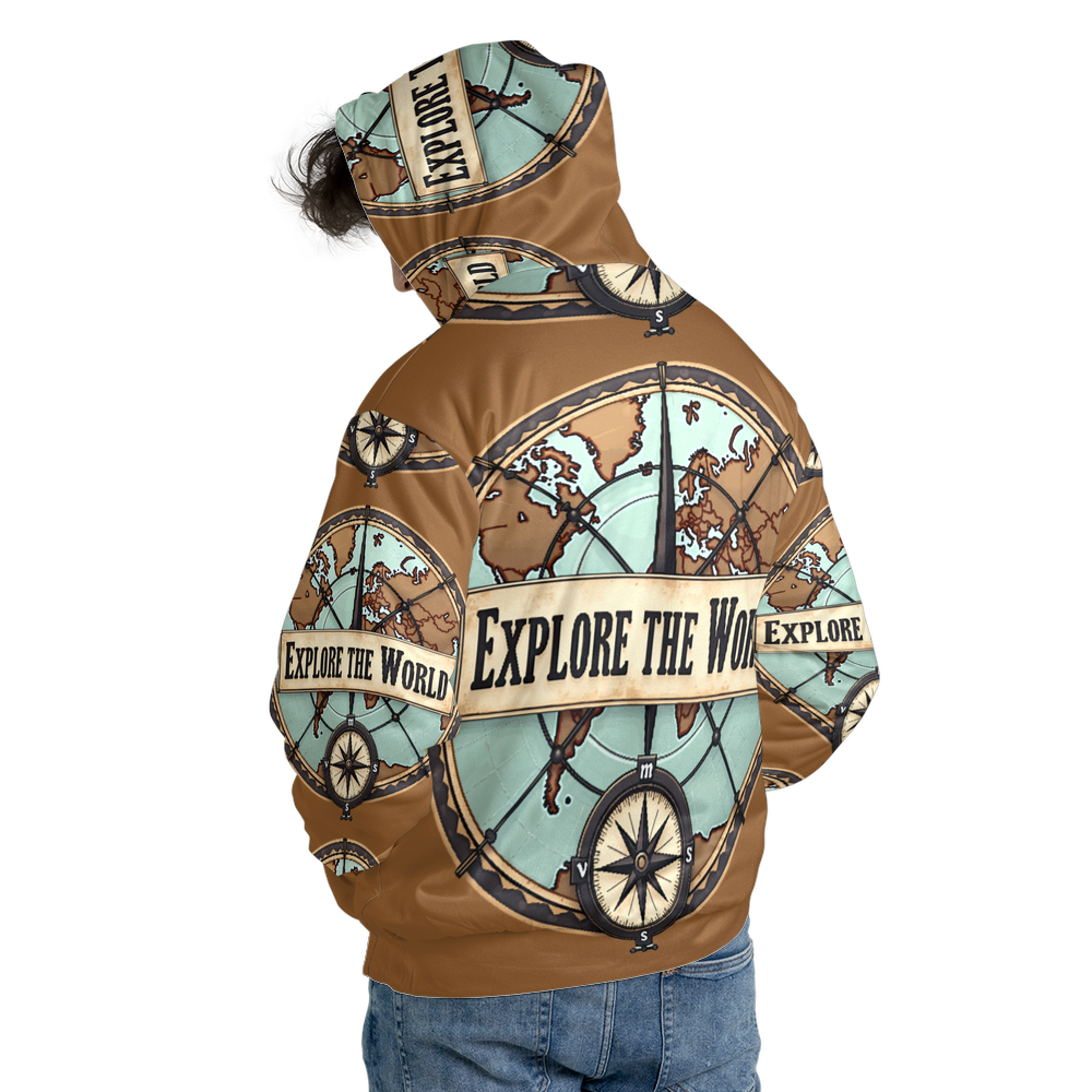 All over Print Fleece Hoodie