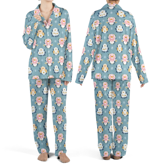 Personalisiertes Pyjama-Set mit Allover-Print