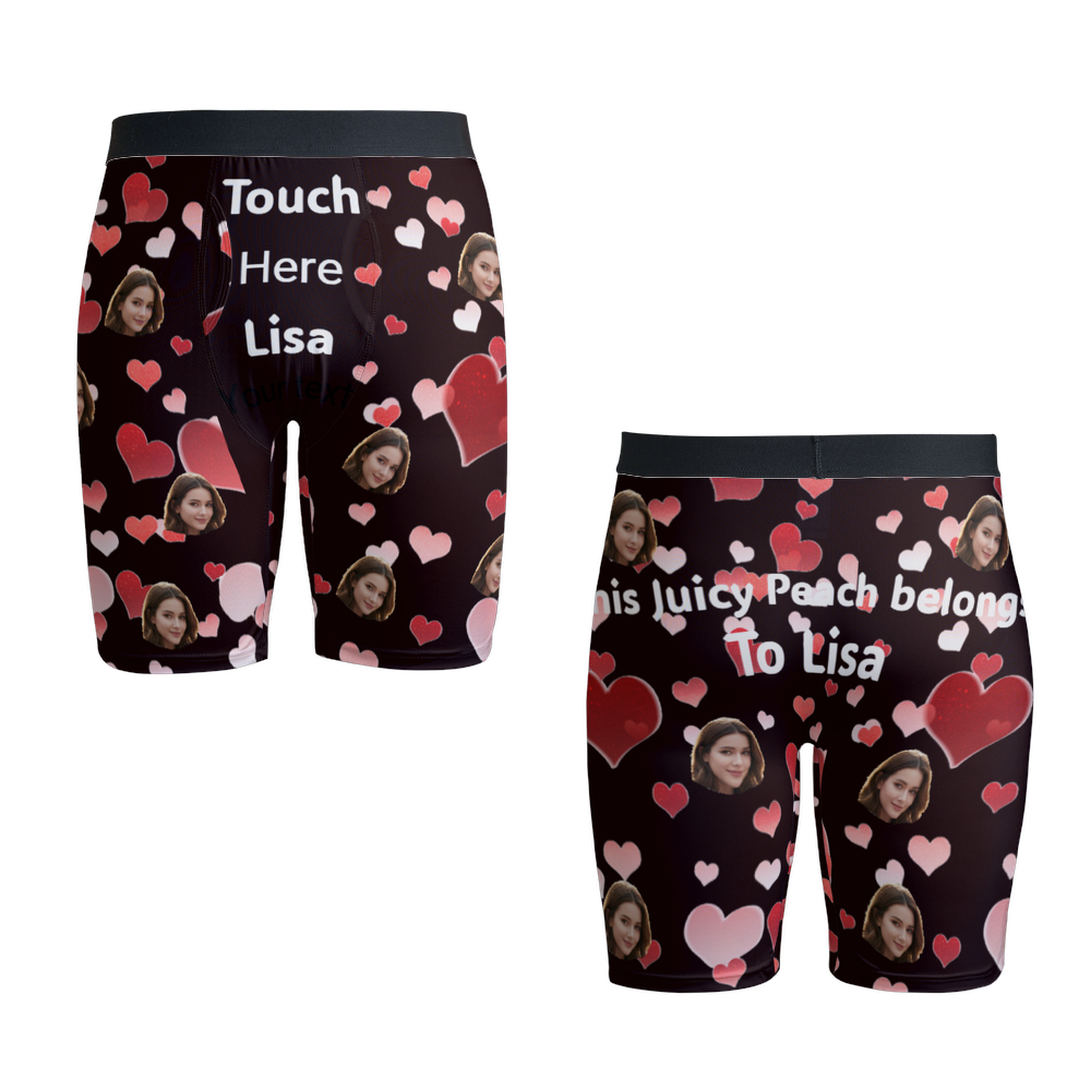 All-over Print Men's Long Boxer Briefs