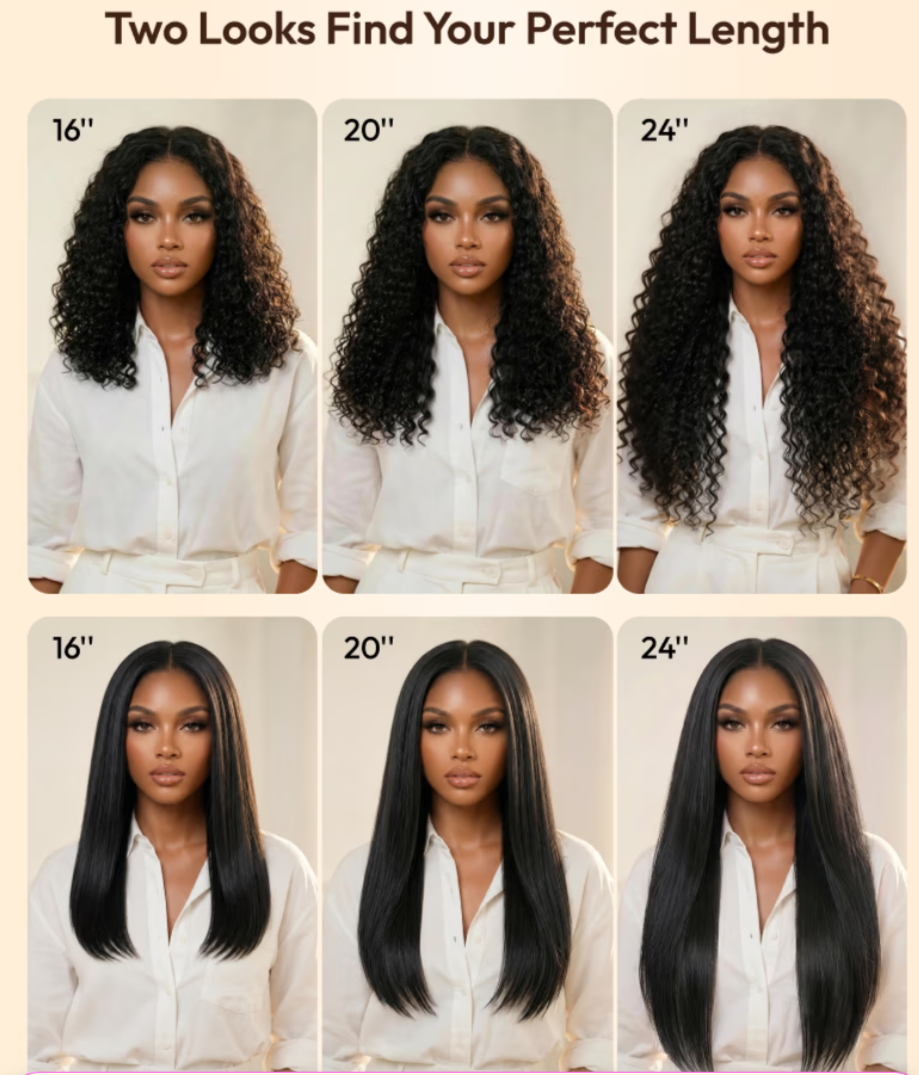 13x4 Bye Bye Slip Lace Frontal Wet & Wavy 2-in-1 Glueless Human Hair Wig